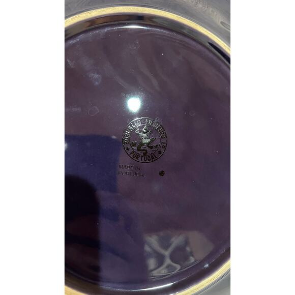 Large Bordallo Pinheiro Plate Plum Original 11.5” Grape Portugal Dinnerware - Picture 7 of 7